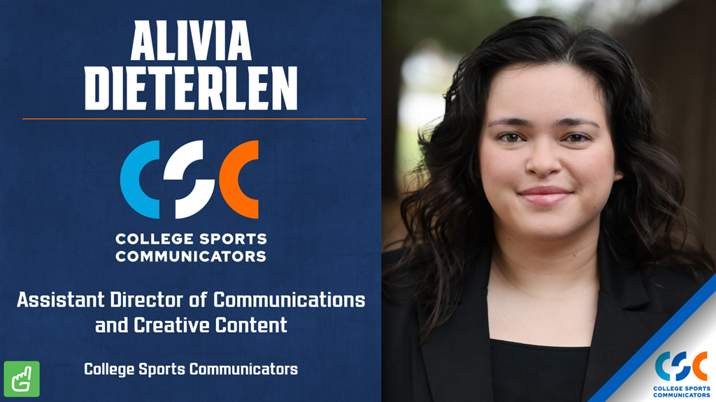Alivia Dieterlen joins College Sports Communicators staff